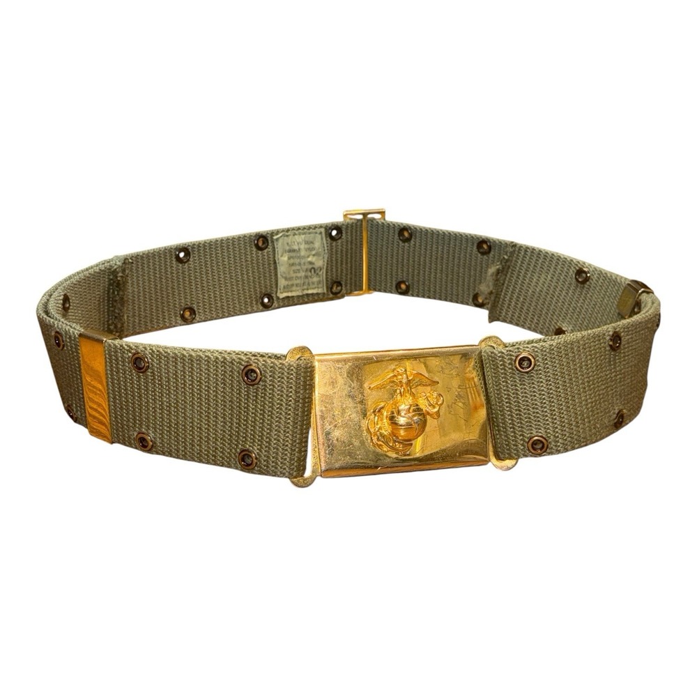 USMC Marine Corps DI Duty Belt EGA Waist-plate Buckle Drill Instructor Large